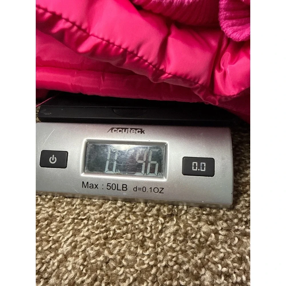 Old Navy Girls Hot Pink Quilted Puffer Vest Fleece Lined XS‎